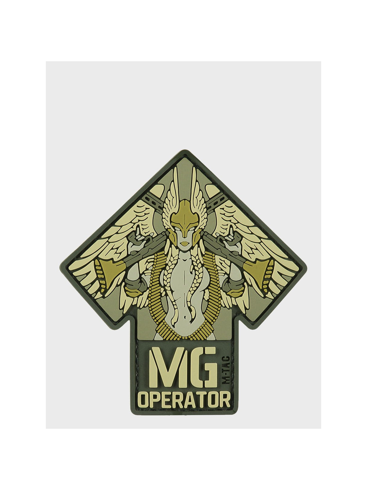 M-TAC Naszywka 3D MG Operator PVC 9,2 x 8,6 cm Oliwkowa