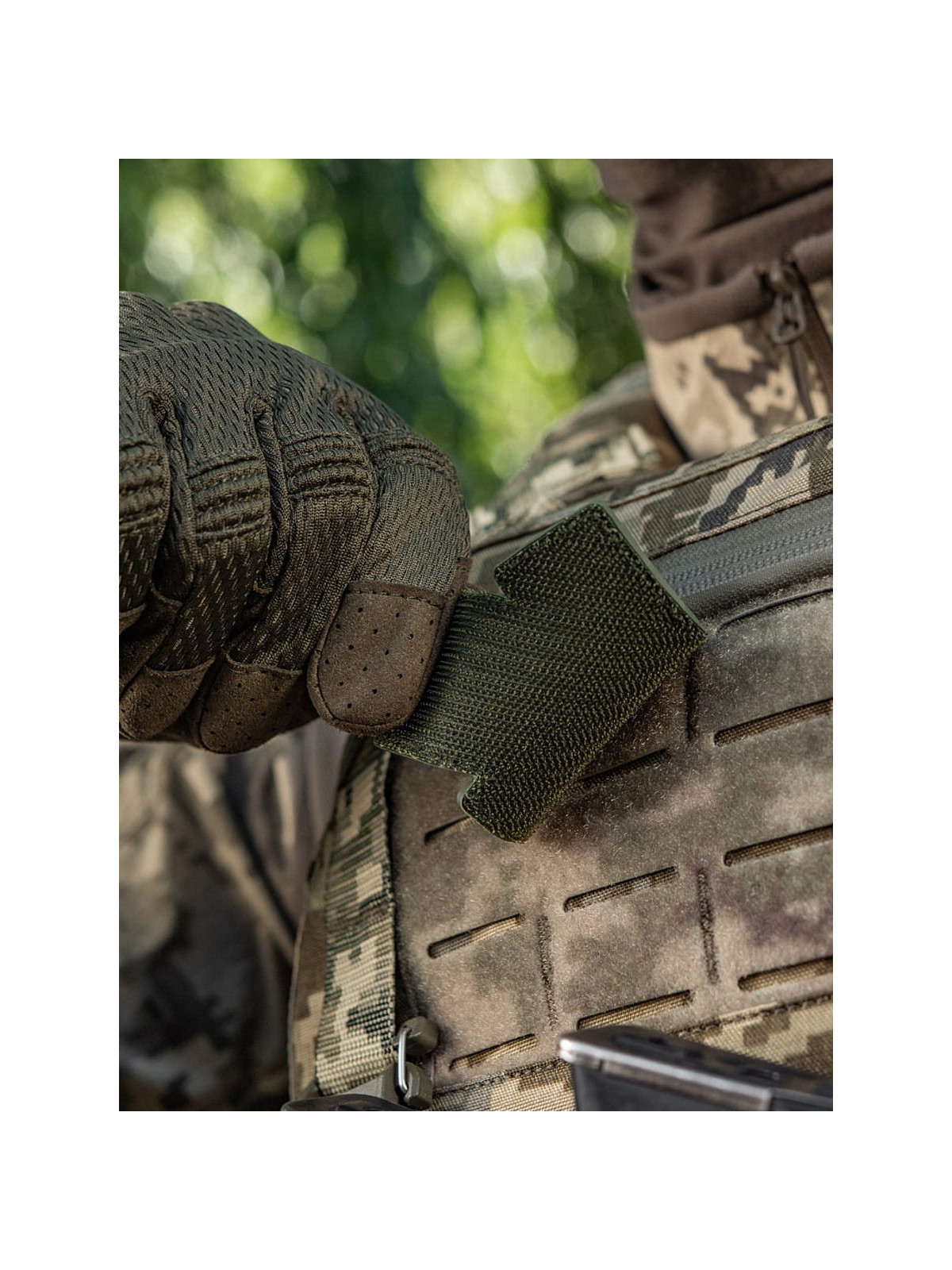 M-TAC Naszywka 3D MG Operator PVC 9,2 x 8,6 cm Oliwkowa