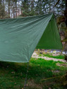 TEXAR TARP WODOODPORNY PŁACHTA PLANDEKA 300x300cm OLIWKOWY