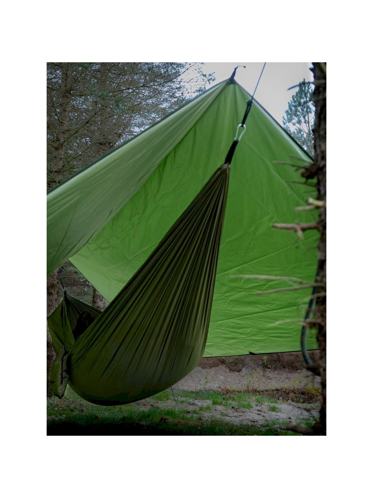 TEXAR TARP WODOODPORNY PŁACHTA PLANDEKA 300x300cm OLIWKOWY