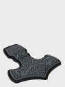 M-TAC NASZYWKA 3D MJÖLNIR MŁOT THORA DUŻA PVC SZARA
