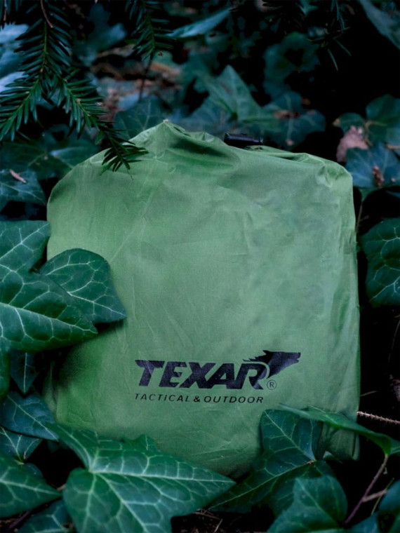 TEXAR TARP WODOODPORNY PŁACHTA PLANDEKA 300x300cm OLIWKOWY