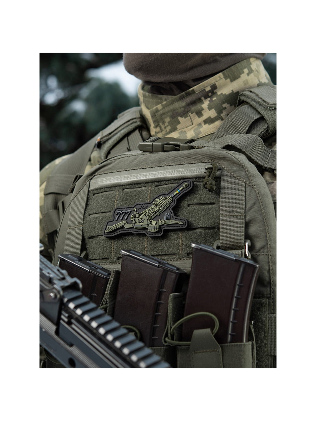 M-TAC NASZYWKA 3D HAUBICA M7777 PVC RZEP