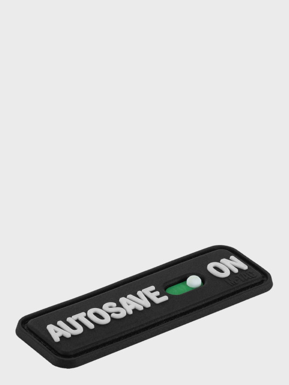 M-TAC Naszywka emblemat Autosave PVC czarna