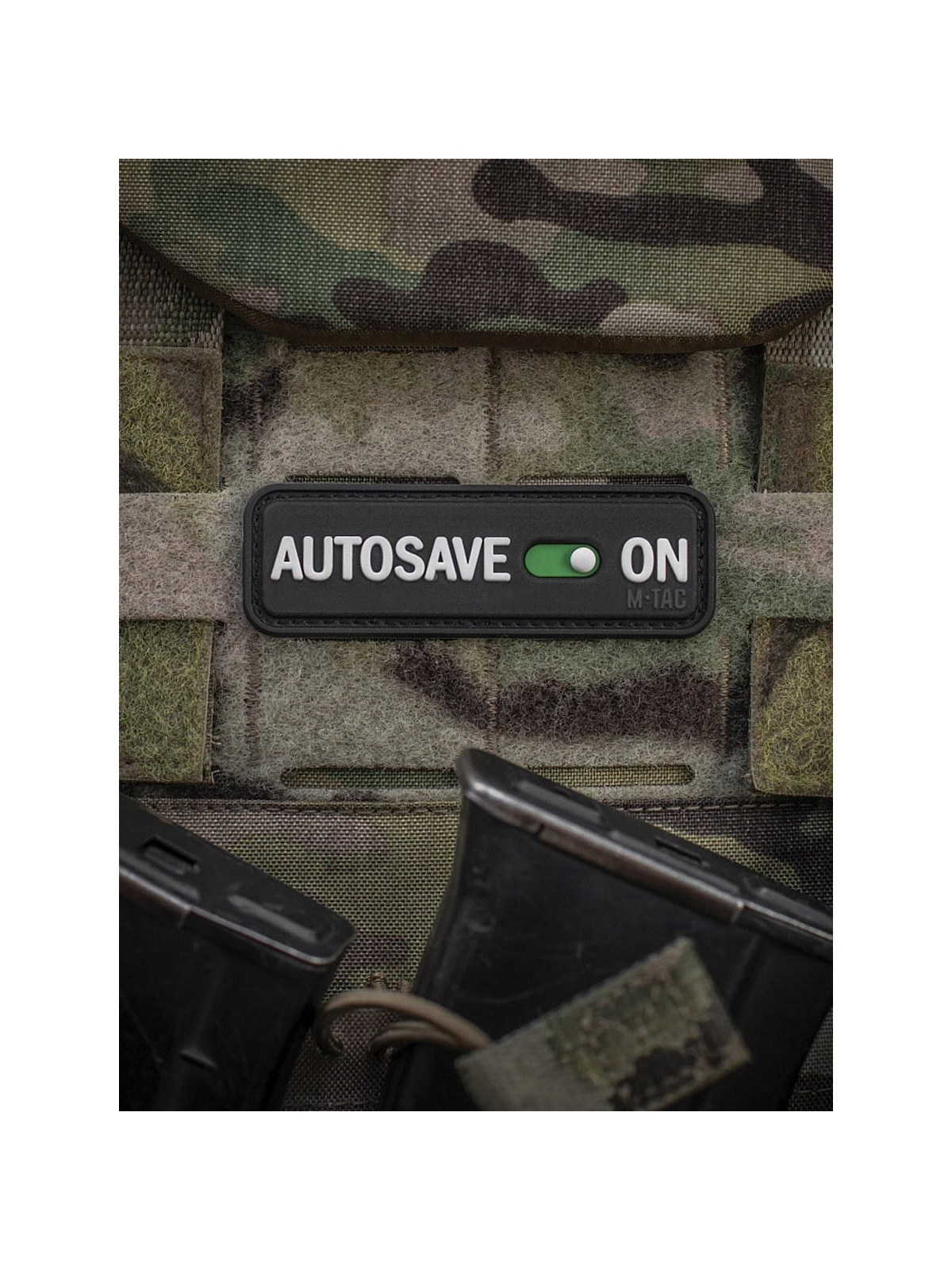 M-TAC Naszywka emblemat Autosave PVC czarna