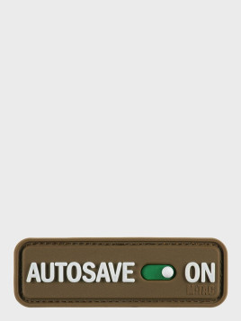 M-TAC Naszywka emblemat Autosave PVC coyote