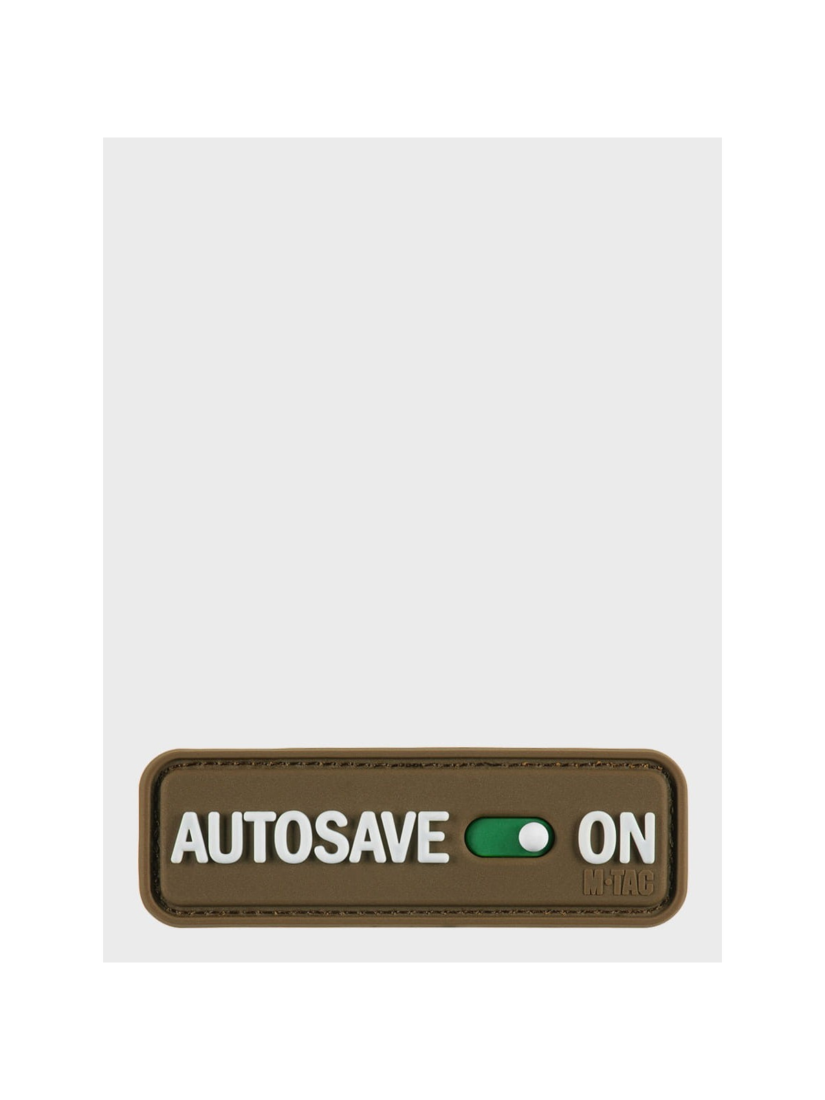 M-TAC Naszywka emblemat Autosave PVC coyote