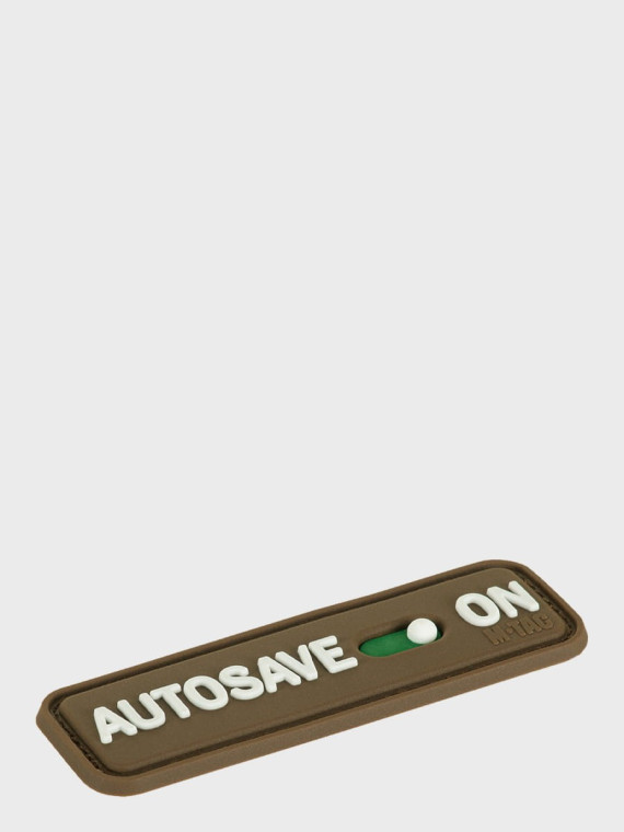 M-TAC Naszywka emblemat Autosave PVC coyote