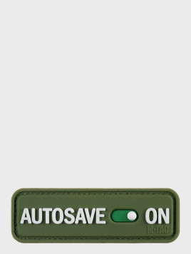 M-TAC Naszywka emblemat Autosave PVC oliwkowy