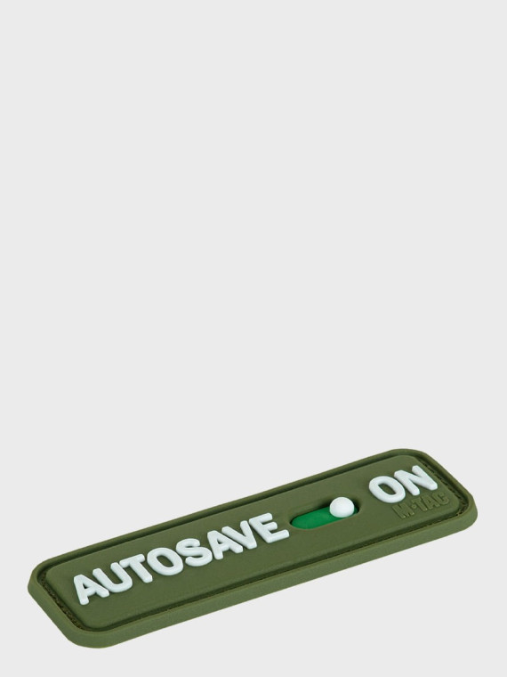 M-TAC Naszywka emblemat Autosave PVC oliwkowy