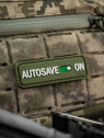 M-TAC Naszywka emblemat Autosave PVC oliwkowy