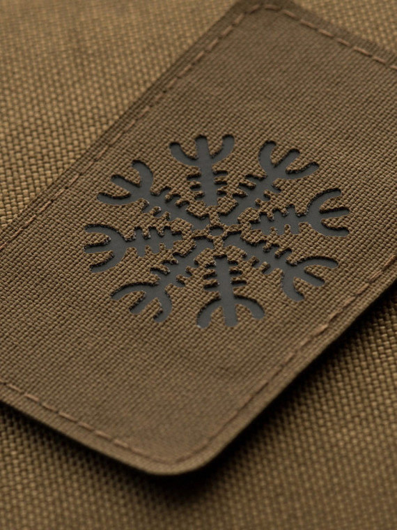M-TAC NASZYWKA POZIOMA HEŁM GROZY AEGISHJALMUR LASER CUT COYOTE/CZARNA