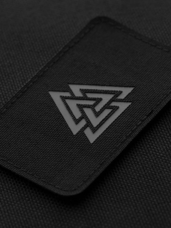 M-TAC NASZYWKA VALKNUT POZIOMA LASER CUT CZARNA/FLUORESCENCYJNA