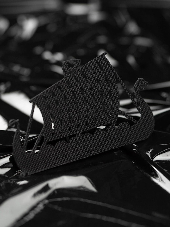 M-TAC Naszywka Drakkar Laser Cut Cordura Czarna