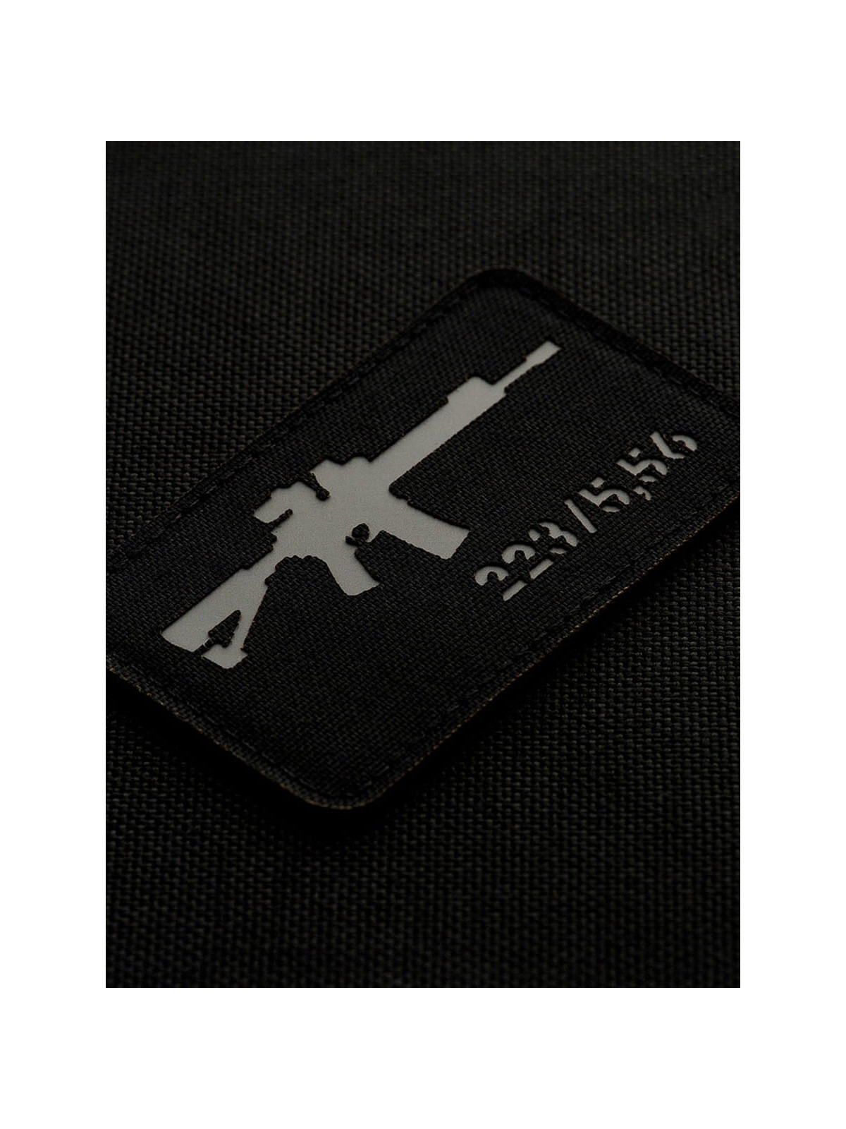 M-TAC naszywka emblemat ar-15 223/5,56 laser cut  czarno-szara