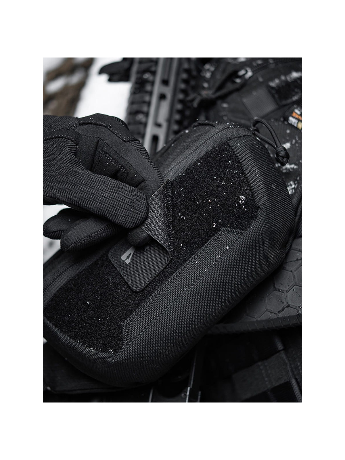 M-TAC naszywka emblemat ar-15 223/5,56 laser cut  czarno-szara