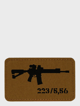 M-TAC naszywka emblemat ar-15 223/5,56 laser cut  coyote