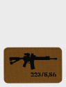 M-TAC naszywka emblemat ar-15 223/5,56 laser cut  coyote