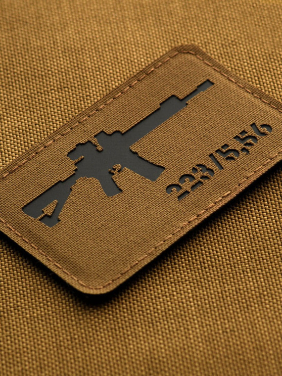 M-TAC naszywka emblemat ar-15 223/5,56 laser cut  coyote
