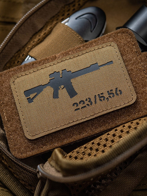 M-TAC naszywka emblemat ar-15 223/5,56 laser cut  coyote