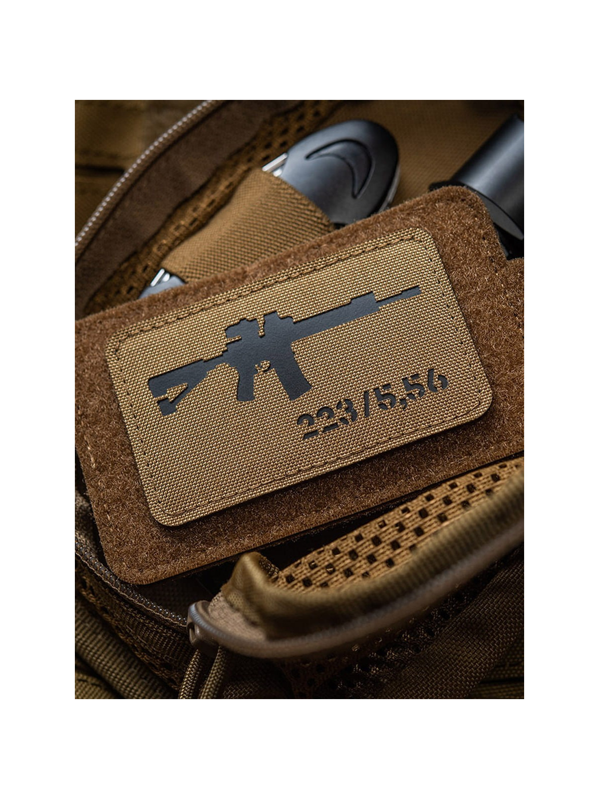 M-TAC naszywka emblemat ar-15 223/5,56 laser cut  coyote