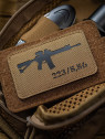 M-TAC naszywka emblemat ar-15 223/5,56 laser cut  coyote