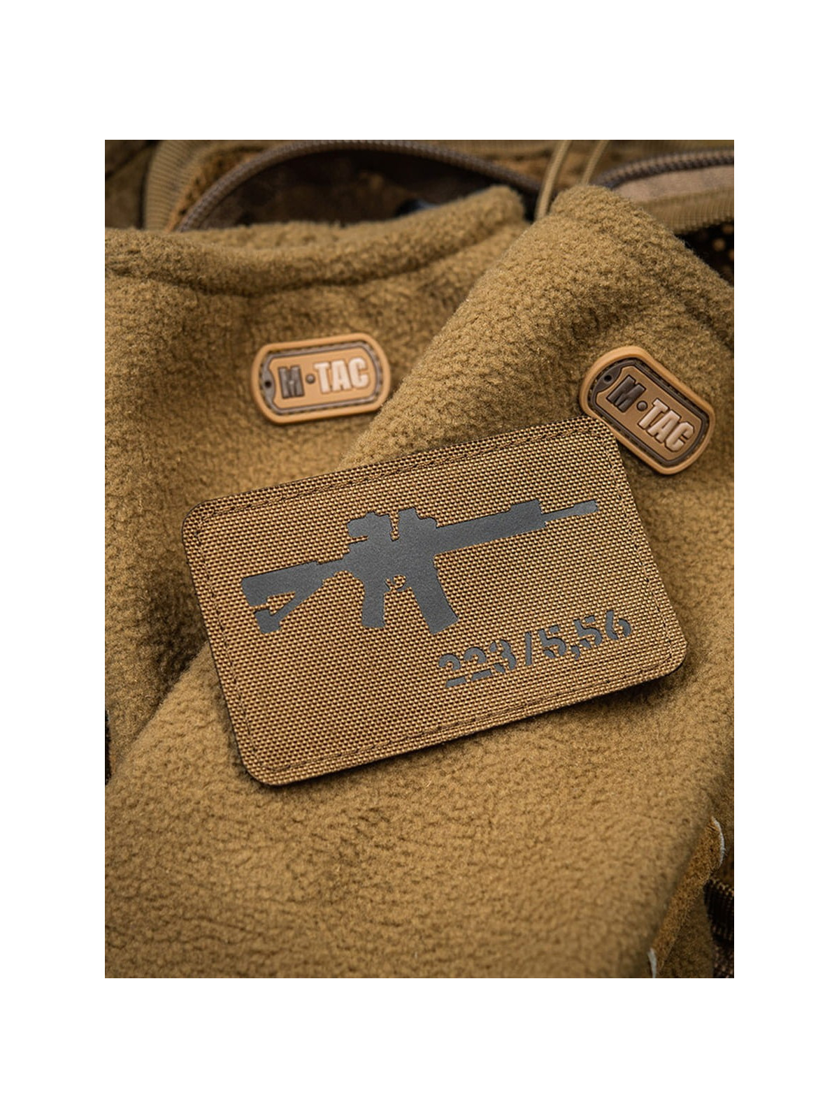 M-TAC naszywka emblemat ar-15 223/5,56 laser cut  coyote