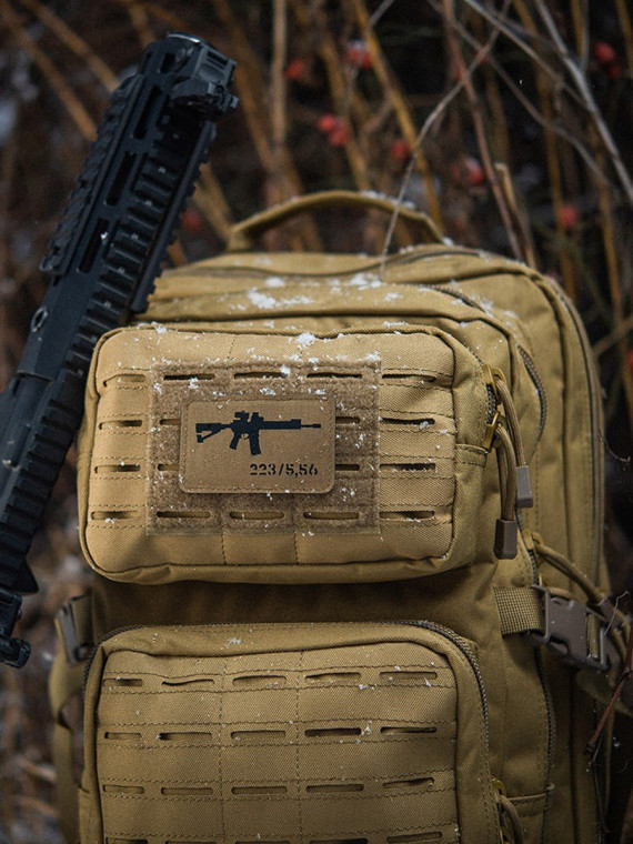 M-TAC naszywka emblemat ar-15 223/5,56 laser cut  coyote