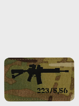 M-TAC naszywka emblemat ar-15 223/5,56 laser cut  multicam