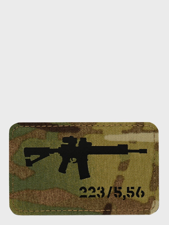 M-TAC naszywka emblemat ar-15 223/5,56 laser cut  multicam