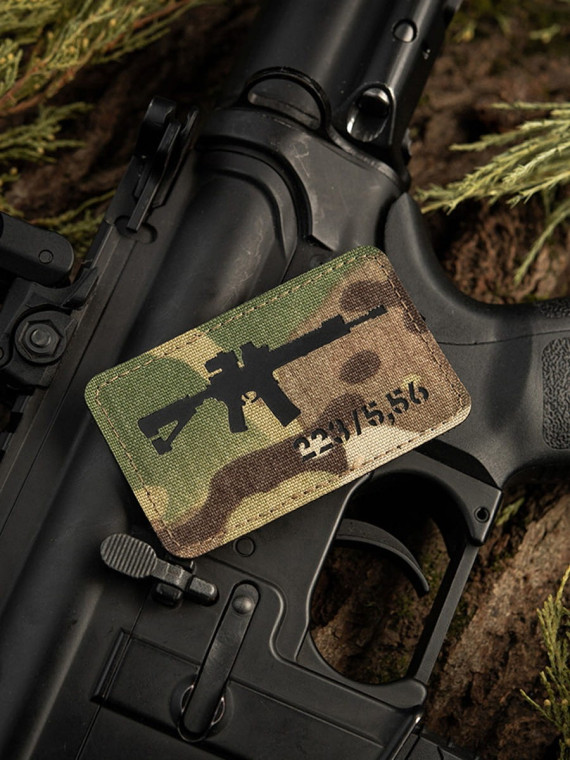 M-TAC naszywka emblemat ar-15 223/5,56 laser cut  multicam
