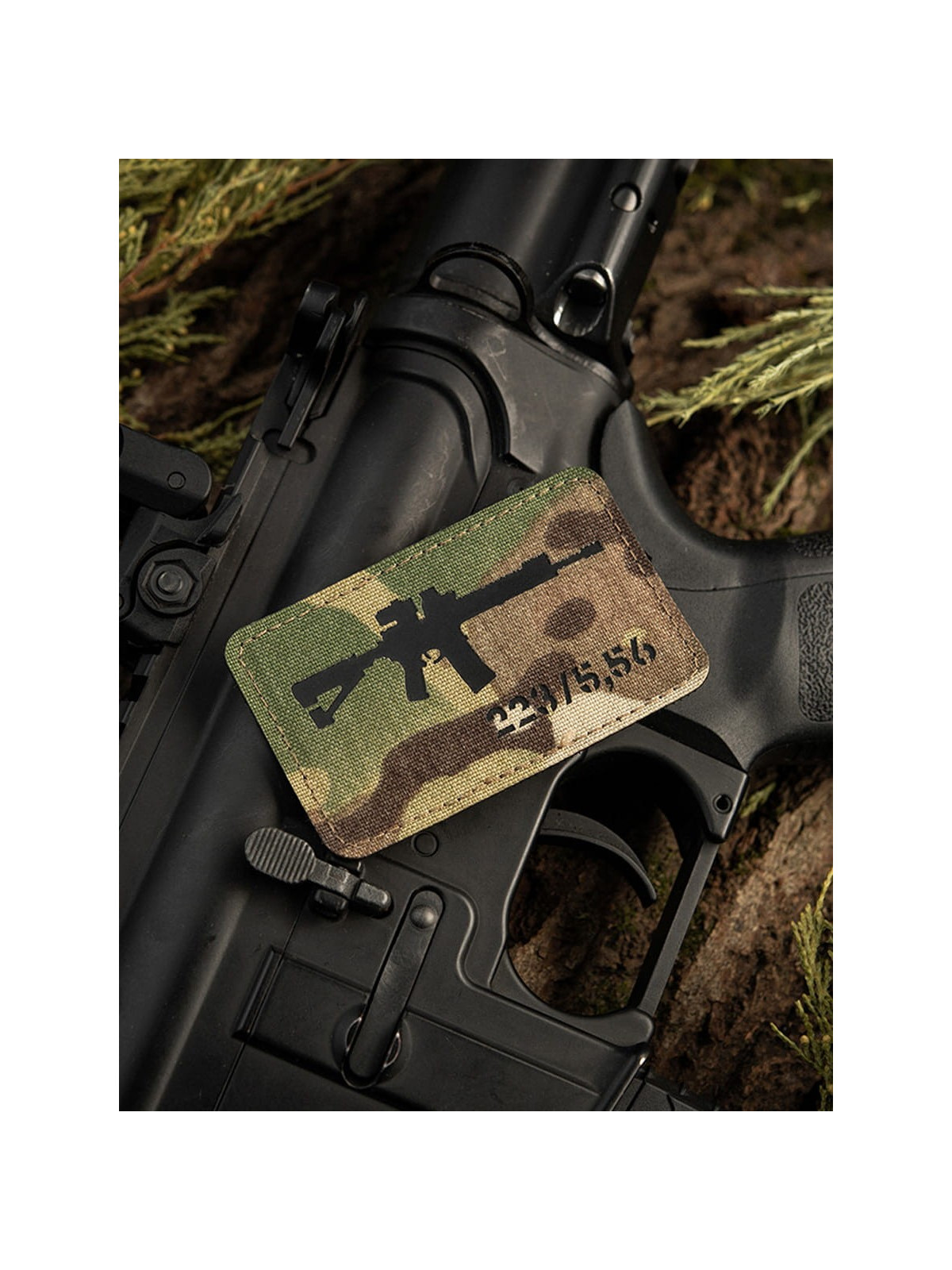 M-TAC naszywka emblemat ar-15 223/5,56 laser cut  multicam
