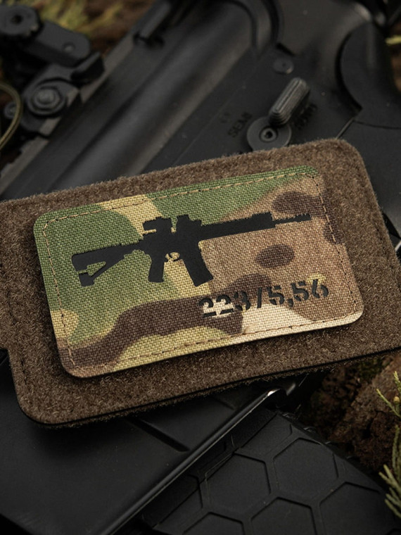 M-TAC naszywka emblemat ar-15 223/5,56 laser cut  multicam
