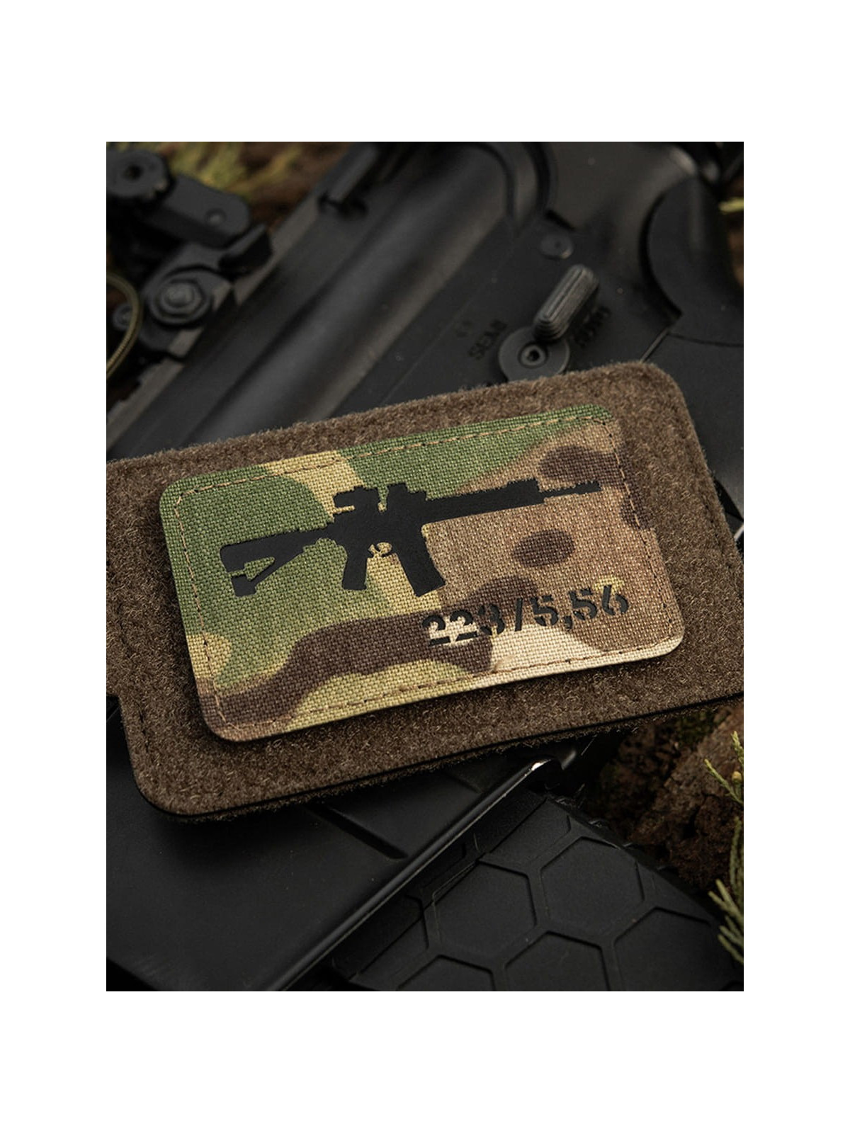 M-TAC naszywka emblemat ar-15 223/5,56 laser cut  multicam