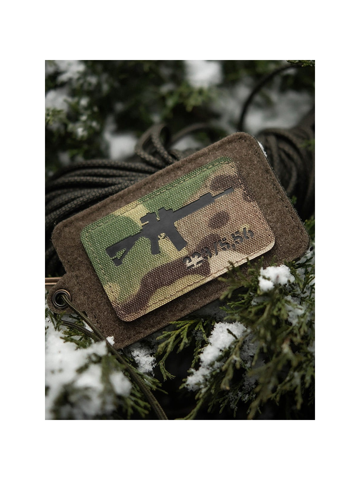 M-TAC naszywka emblemat ar-15 223/5,56 laser cut  multicam