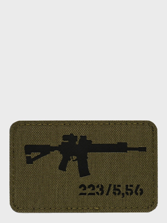 M-TAC naszywka emblemat ar-15 223/5,56 laser cut  oliwkowa