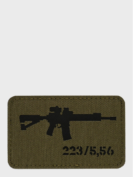 M-TAC naszywka emblemat ar-15 223/5,56 laser cut  oliwkowa