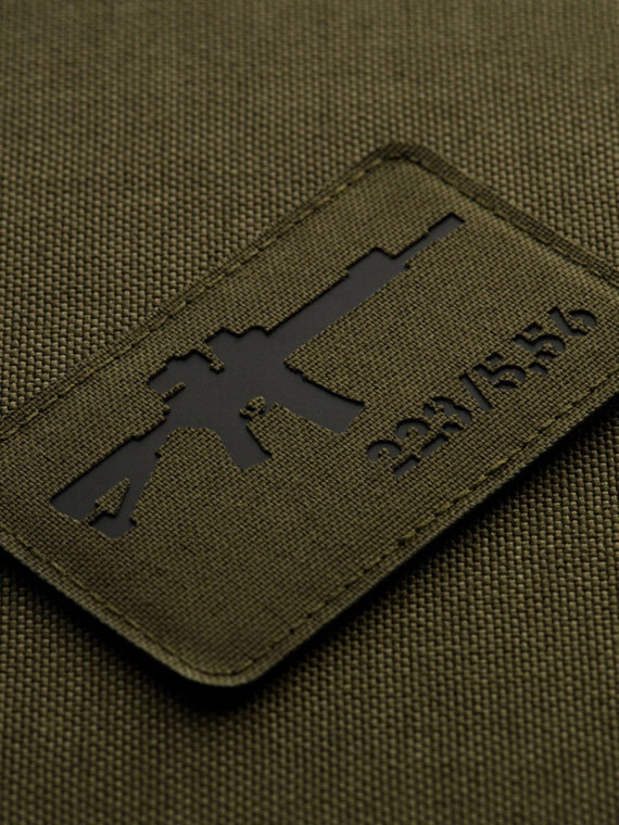 M-TAC naszywka emblemat ar-15 223/5,56 laser cut  oliwkowa