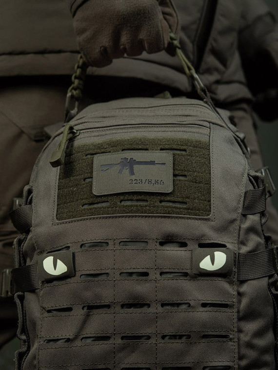 M-TAC naszywka emblemat ar-15 223/5,56 laser cut  oliwkowa