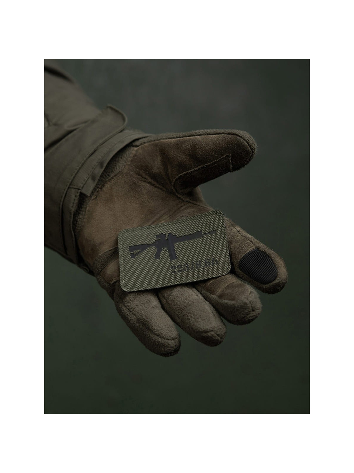 M-TAC naszywka emblemat ar-15 223/5,56 laser cut  oliwkowa