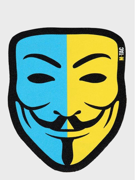 M-TAC Naszywka Anonymous Zółto-Niebieska
