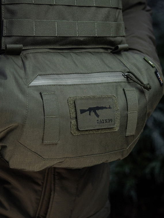M-TAC Naszywka AKM 7,62x39 Laser Cut 8 x 5 cm Oliwkowa