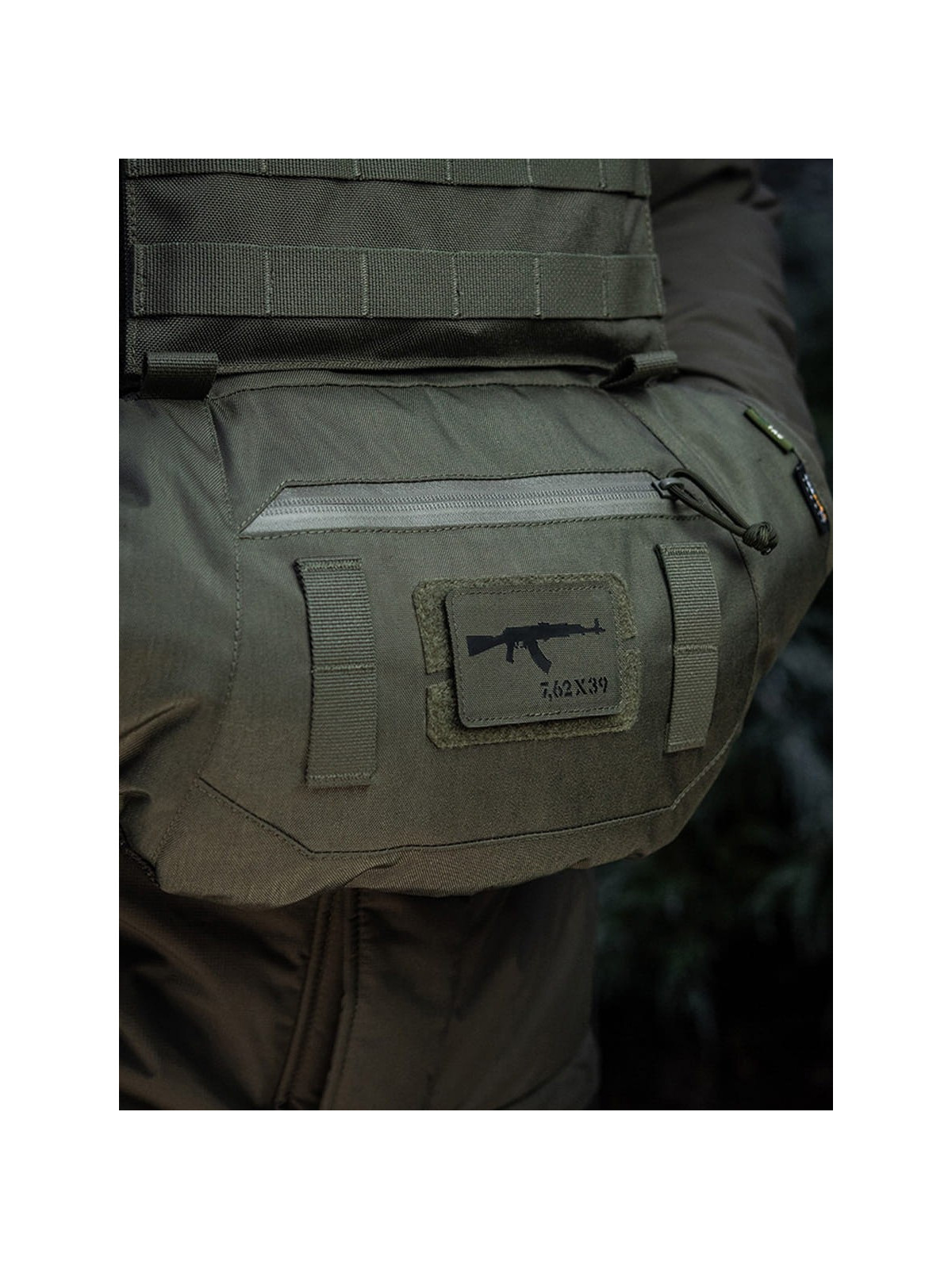 M-TAC Naszywka AKM 7,62x39 Laser Cut 8 x 5 cm Oliwkowa