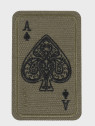 M-TAC Naszywka Ace Of Spades Haftowana oliwkowa