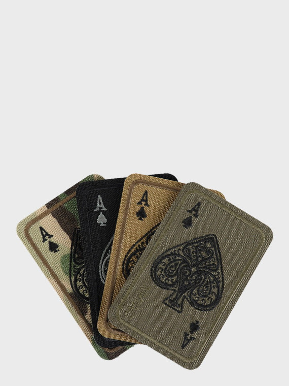 M-TAC Naszywka Ace Of Spades Haftowana oliwkowa