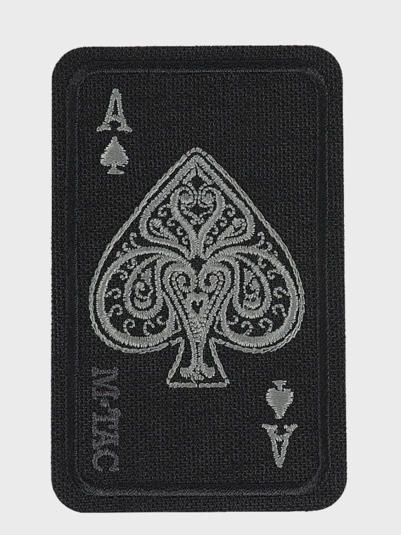 M-TAC Naszywka Ace Of Spades Haftowana Czarna