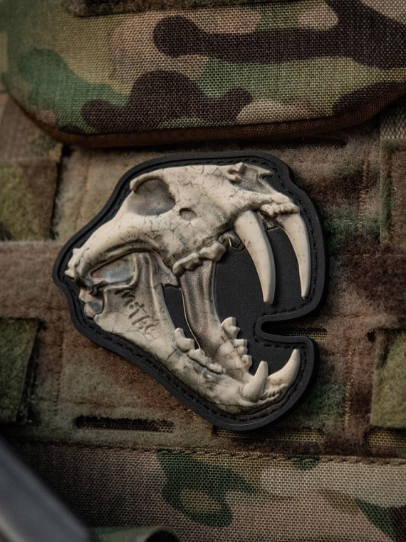 M-TAC Naszywka 3D Old Tiger PVC Ivory