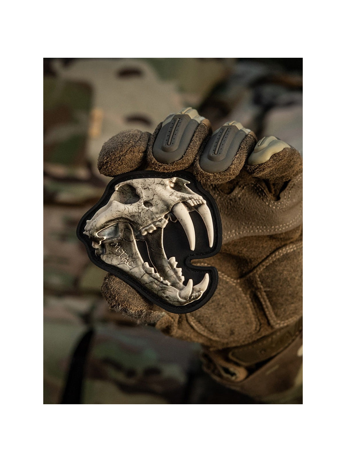 M-TAC Naszywka 3D Old Tiger PVC Ivory