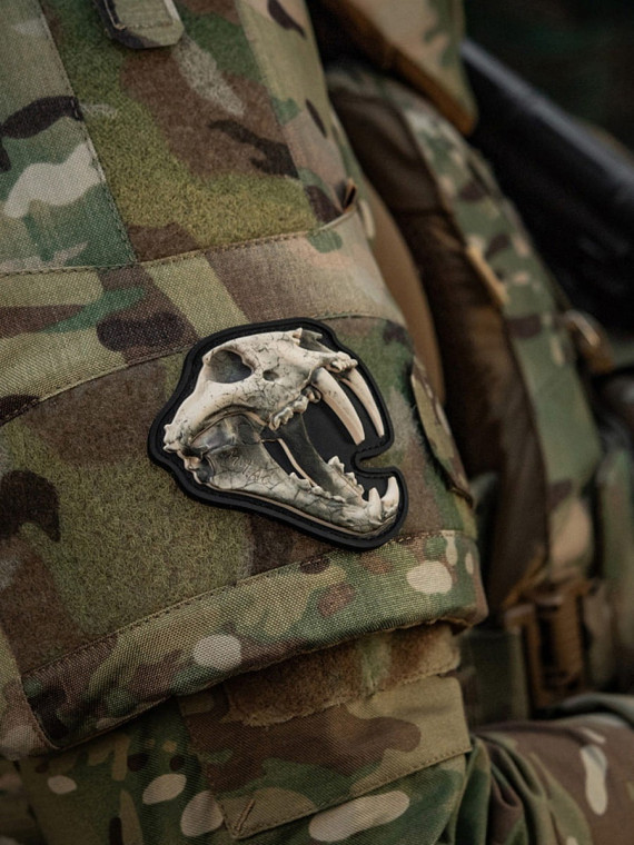 M-TAC Naszywka 3D Old Tiger PVC Ivory
