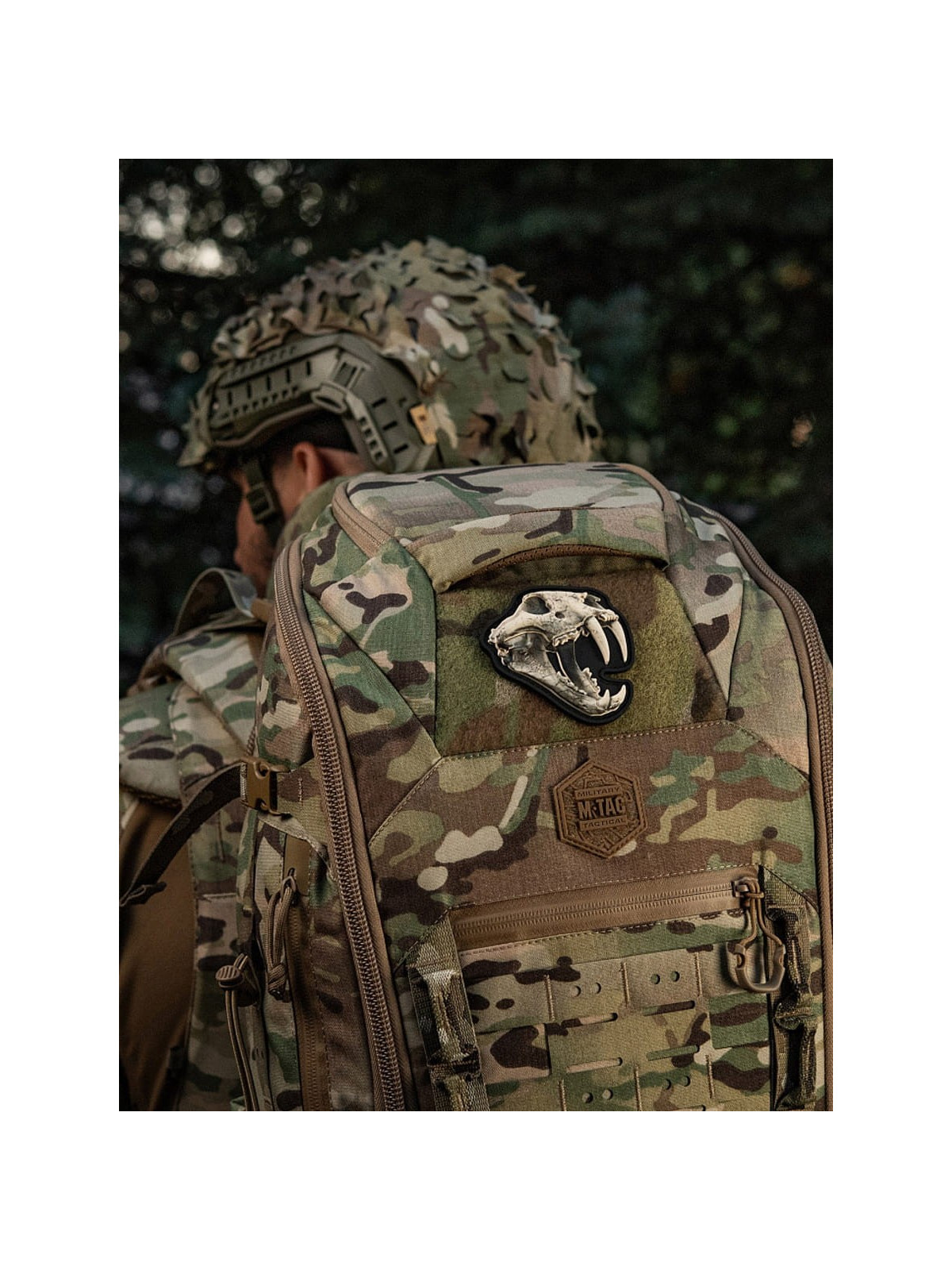 M-TAC Naszywka 3D Old Tiger PVC Ivory